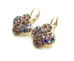 Mariana Earrings Flamingo Africa Coll. Exquisite Pinks, AB & Clear Austrian Crystals