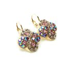 Mariana Earrings Flamingo Africa Coll. Exquisite Pinks, AB & Clear Austrian Crystals - Image 3