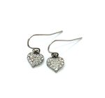 Mariana Earrings Glitzy Heart Shaped Clear Swarovski Crystals My Treasures Coll. - Image 2