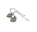 Mariana Earrings Glitzy Heart Shaped Clear Swarovski Crystals My Treasures Coll. - Image 3