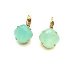Mariana Earrings Lovely Light Green Opal Austrian Crystals My Treasures Coll.