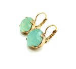 Mariana Earrings Lovely Light Green Opal Austrian Crystals My Treasures Coll. - Image 2