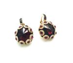 Mariana Earrings Classy Siam & Jet Austrian Crystals My Treasures Coll. - Image 3