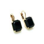 Mariana Earrings Elegant Jet Black Austrian Crystals My Treasures Coll. - Image 3