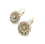 Earrings By Mariana Woman Timeless Clear and Opal Swarovski Crystals-RG - Image 2