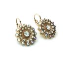 Earrings By Mariana Woman Timeless Clear and Opal Swarovski Crystals-RG - Image 3