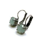 Mariana Earrings Adorable Light Green Opal Austrian Crystals My Treasures Coll. - Image 2