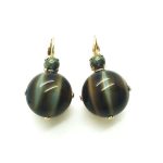 Mariana Earrings Gorgeous Cat Eye & Jet Black Swarovski Crystals My Treasures Coll. - Image 2