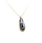 Mariana Necklace Pendant Exquisite Hematite, Nightfall & Aurum Swarovski Crystals My Treasures Coll. - Image 2