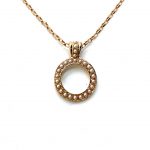 Mariana Necklace Pendant Elegant Round Beaded Pearl Mineral My Treasures Coll.