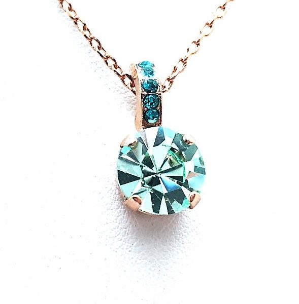 Mariana Necklace Pendant Adorable Blues Swarovski Crystals Congo Africa Coll.