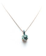 Mariana Necklace Pendant Adorable Blues Swarovski Crystals Congo Africa Coll. - Image 2