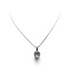 Mariana Necklace Pendant Exquisite Greys & Pinks Swarovski Crystals Madagascar Africa Coll. - Image 3
