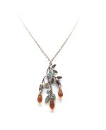 Mariana Necklace Pendant Tree Branch Beaded Colorful Swarovski Crystals Dancing the Night Away Coll. - Image 3