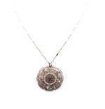 Mariana Necklace Pendant Elegant Golden Shadow Austrian Crystals My Treasures Coll. - Image 3