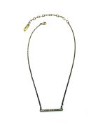 Mariana Necklace Pendant Bar Line Beaded Swarovski Crystals Cocktail Hour Coll. - Image 2