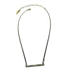 Mariana Necklace Pendant Bar Line Beaded Swarovski Crystals Cocktail Hour Coll. - Image 3