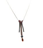 Mariana Necklace Pendant Gorgeous Multi Color Swarovski Crystals Selene Odyssey Coll. - Image 3