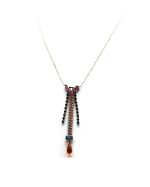 Mariana Necklace Pendant Gorgeous Multi Color Swarovski Crystals Selene Odyssey Coll. - Image 2