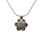Necklace Pendant By Mariana Woman Lovely Zircon and Opal Swarovski Crystals