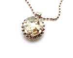 Mariana Necklace Pendant Pentagon Shaped Golden Shadow Austrian Crystals My Treasures Coll.