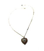 Mariana Necklace Pendant Fab Smoked Topaz & AB Swarovski Crystals My Treasures Coll. - Image 3