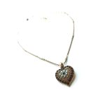 Mariana Necklace Pendant Fab Smoked Topaz & AB Swarovski Crystals My Treasures Coll. - Image 2
