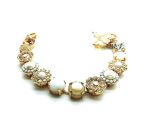 Mariana Bracelet Adorable Clears & Whites Swarovski Crystals Kalahari Africa Coll. - Image 2