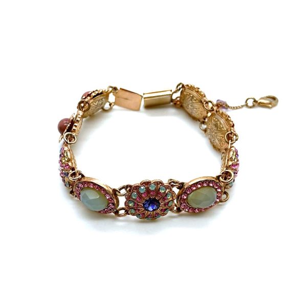 Mariana Bracelet Timeless Pretty in Pink Swarovski Crystals Rose East Meets West Coll.