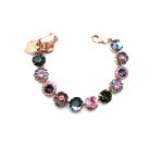 Mariana Bracelet Exquisite Greys & Pinks Austrian Crystals Madagascar Africa Coll. - Image 3