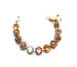 Mariana Bracelet Simply Elegant Floral Multicolored Swarovski Crystals Caramel The Sweet Life Coll. - Image 2