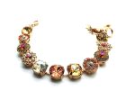 Mariana Bracelet Simply Elegant Floral Multicolored Swarovski Crystals Caramel The Sweet Life Coll.