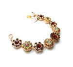 Bracelet By Mariana Woman Exquisite Floral Topaz and White Opal Swarovski Crystals - Image 3