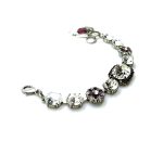 Mariana Bracelet Beautiful Clear & Amethyst Austrian Crystals My Treasures Coll. - Image 2