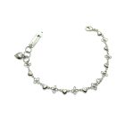 Mariana Bracelet Heart Shaped Love Knot Rhodium Plated My Treasures Coll. - Image 2