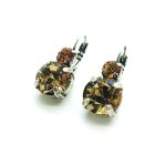 Mariana Earrings Beautiful Topaz & Lt Colorado Topaz Austrian Crystals My Treasures Coll.
