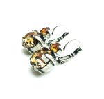 Mariana Earrings Beautiful Topaz & Lt Colorado Topaz Austrian Crystals My Treasures Coll. - Image 3