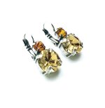 Mariana Earrings Beautiful Topaz & Lt Colorado Topaz Austrian Crystals My Treasures Coll. - Image 2