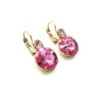 Mariana Earrings Adorable Pinks Swarovski Crystals My Treasures Coll. - Image 3