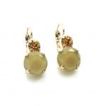 Mariana Earrings Adorable Sand Opal & Topaz Swarovski Crystals My Treasures Coll.