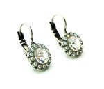 Mariana Earrings Dainty Floral Clear Austrian Crystals On A Clear Day Inspiration Coll. - Image 3