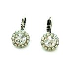 Mariana Earrings Dainty Floral Clear Austrian Crystals On A Clear Day Inspiration Coll.