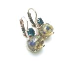 Mariana Earrings Alluring Montana Blue & Golden Shadow Austrian Crystals My Treasures Coll. - Image 3