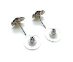 Mariana Earrings Flower Shaped Garnet Swarovski Crystals My Treasures Coll. - Image 3