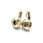 Mariana Earrings Gorgeous Golden Shadow Austrian Crystals My Treasures Coll.