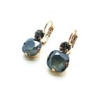 Mariana Earrings Sophisticated Drk Grey & Blk Diamond Swarovski Crystals My Treasures Coll. - Image 2