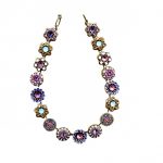 Mariana Necklace Floral Beaded Multicolored Austrian Crystals Flower Power Coll. - Image 2
