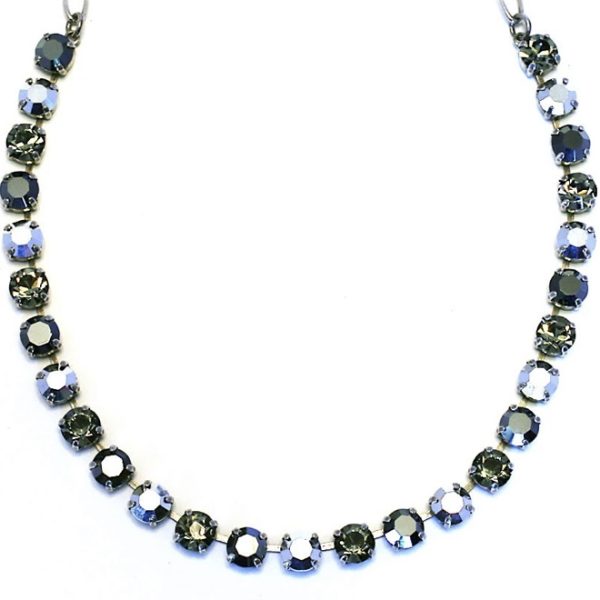 Mariana Necklace Black Diamond, Crystal Labrador & Black Hematite Swarovski Crystals Nostalgia Coll.