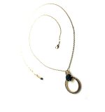 Mariana Necklace Pendant Sophisticated Blues & Whites Austrian Crystals Mood Indigo Songbook Coll. - Image 3