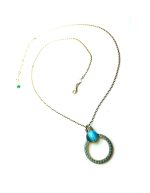 Mariana Necklace Pendant Gorgeous Blues Swarovski Crystals My Treasures Coll. - Image 3